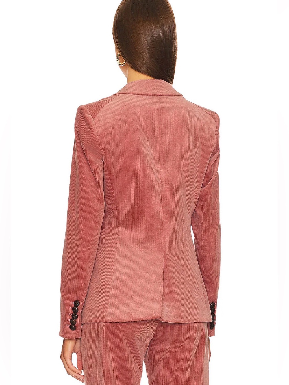 VERONICA BEARD Lawrence Dickey Jacket Blazer Corduroy Double-Breast Mauve Size 2 - Picture 6 of 14